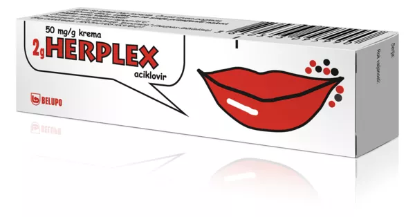 HERPLEX 50 mg/g krema 2 g
